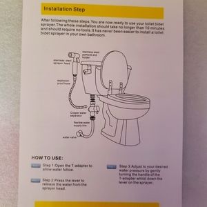 Toilet Sprayer kit